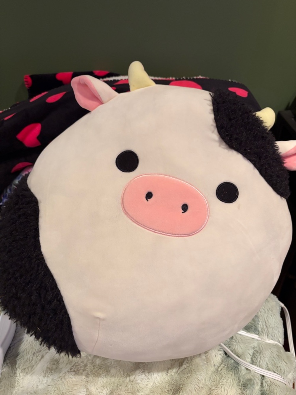 Large CONNOR THE COW SQUISHMALLOW plush stuffed animal